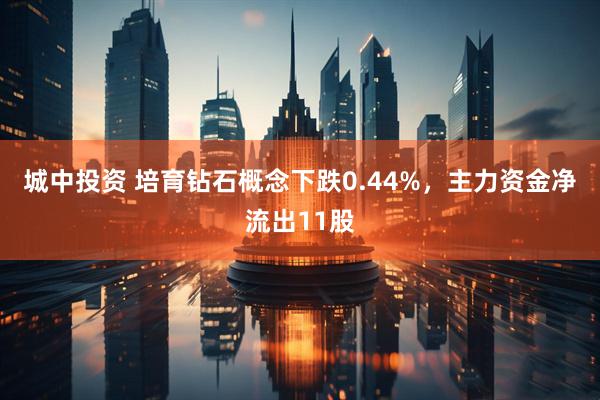 城中投资 培育钻石概念下跌0.44%，主力资金净流出11股